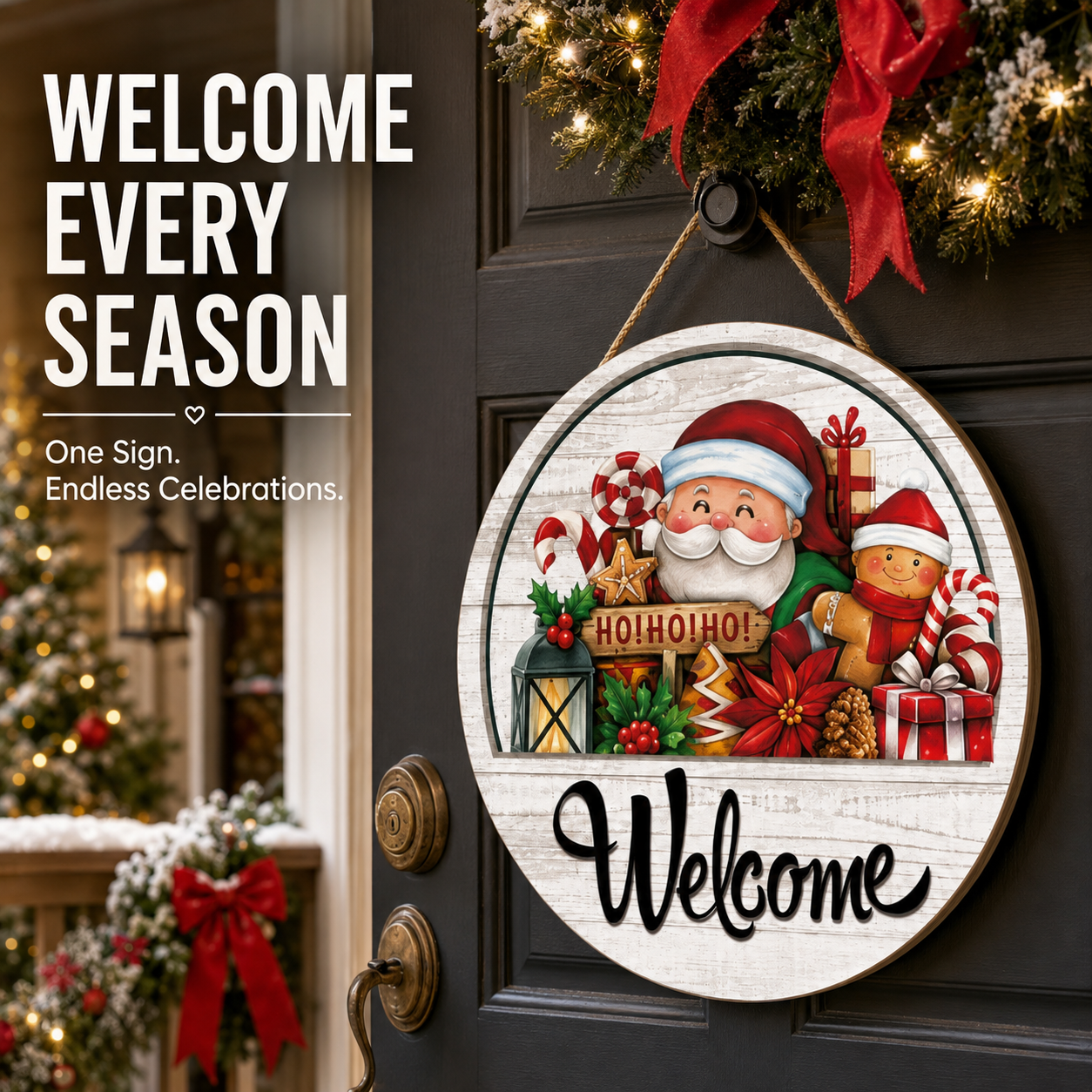 16 Pcs Interchangeable Welcome Sign for Front Door – Stycove