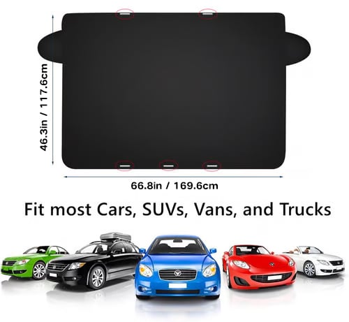 🛡️2026 Upgraded Car Windshield Magnetic Snow Cover