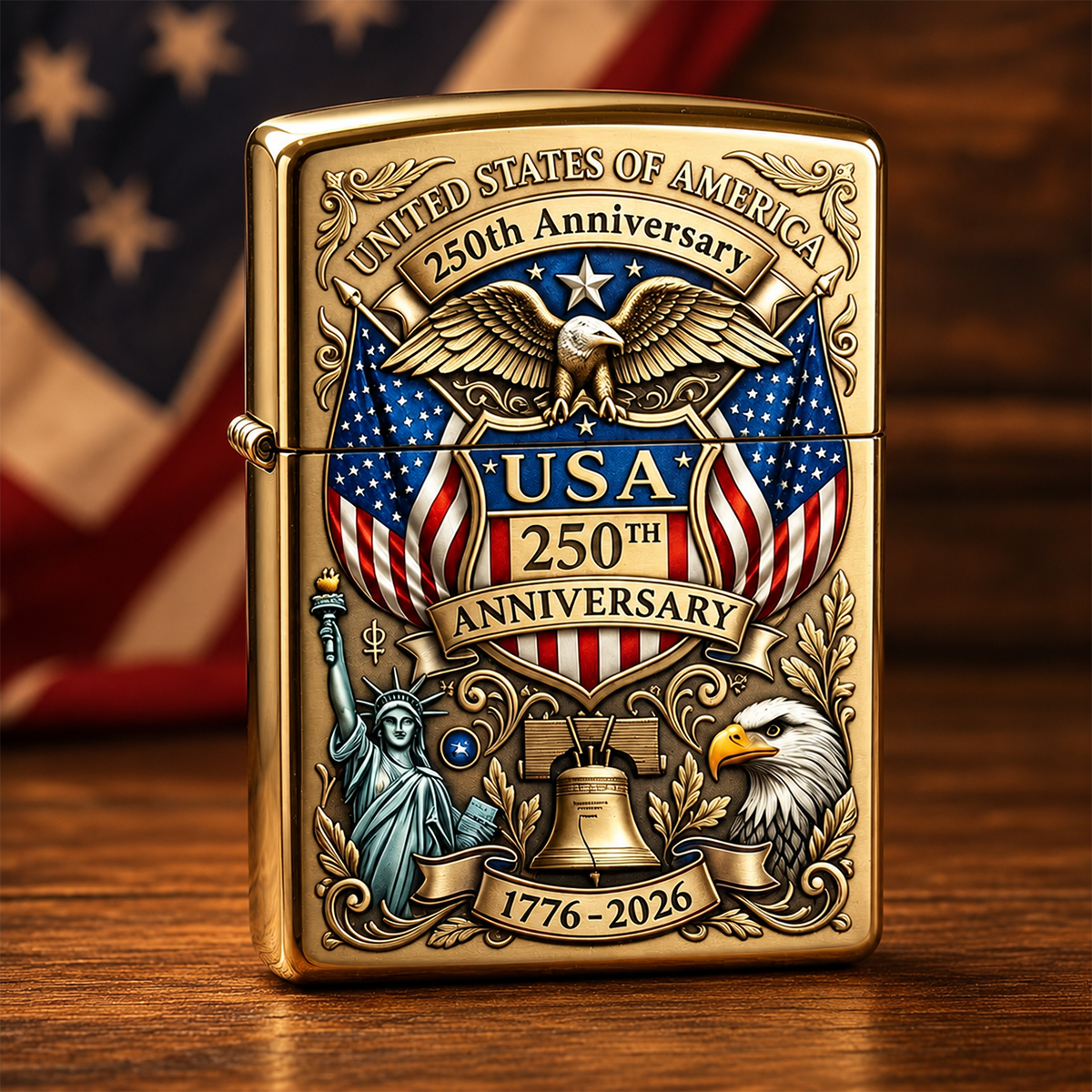 ๐ฅ๐USA 250th Anniversary Lighter