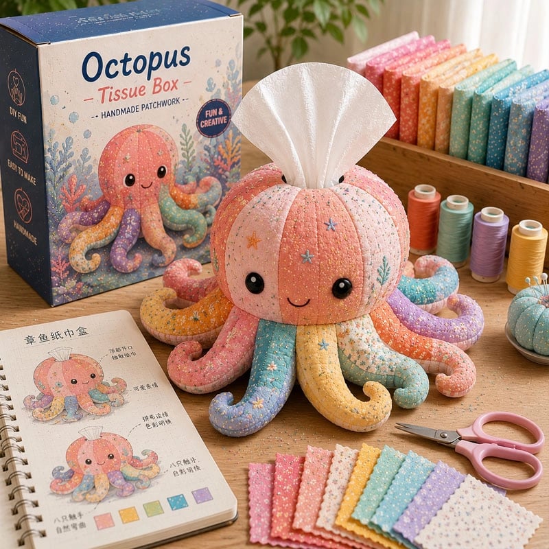 π Crafty Critters DIY Tissue Box Kit β Fun Animal & Ocean Friends!