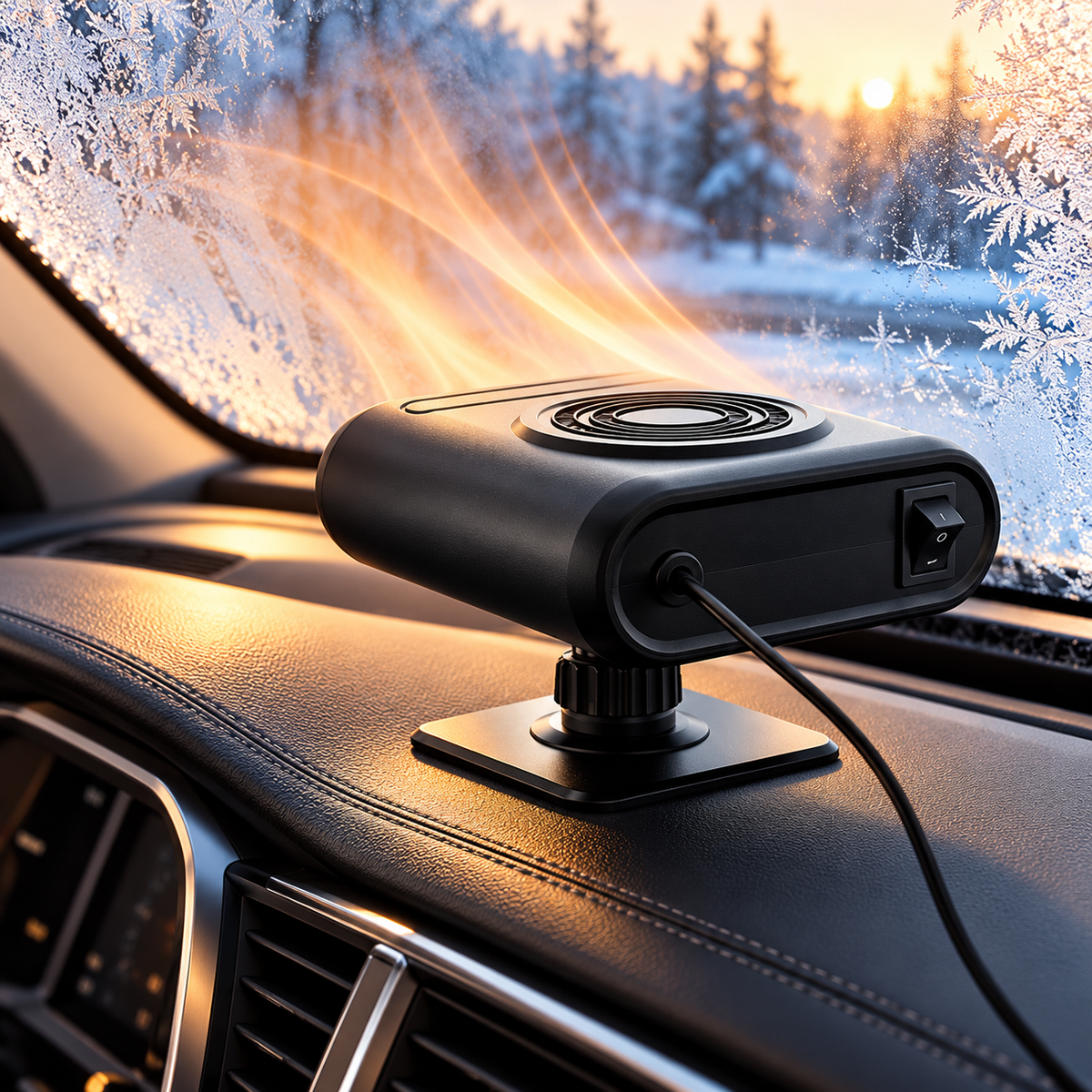 Stycove 12V Portable Car Heater with Adjustable Demister and Window Defroster
