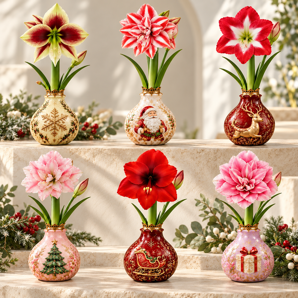 ๐ฅ No Soil! No Water! Just Blooms! ๐๐บ Watch These Holiday Waxed Amaryllis Bulbs Come to Life!
