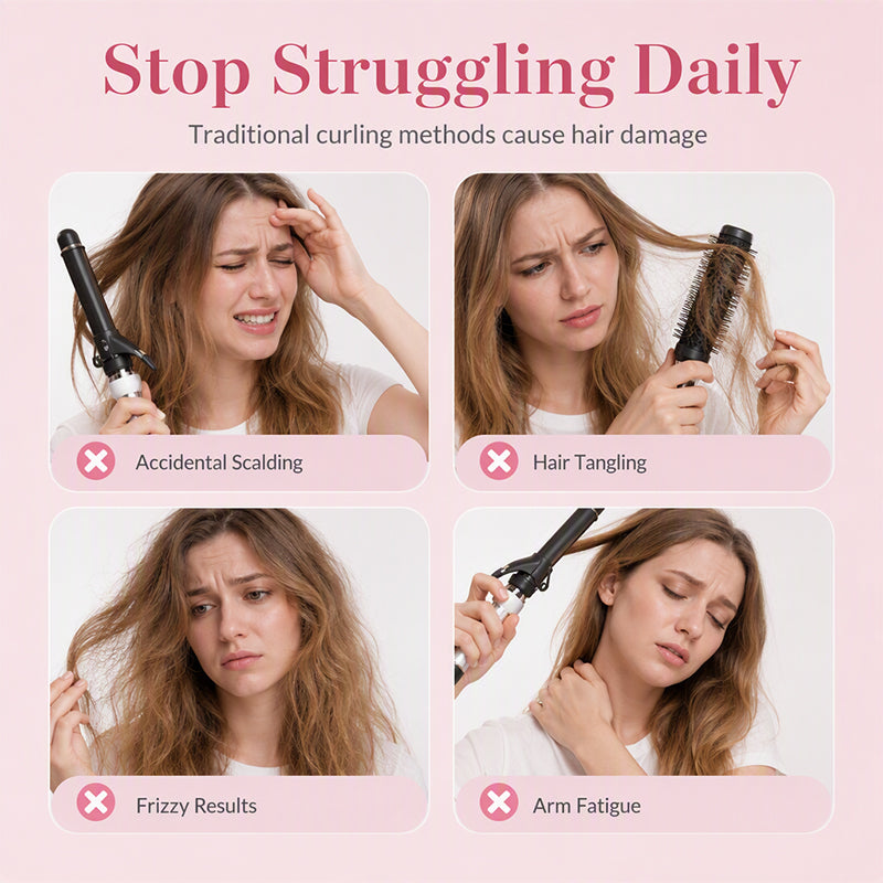 Rotating Auto Hair Curling Wand