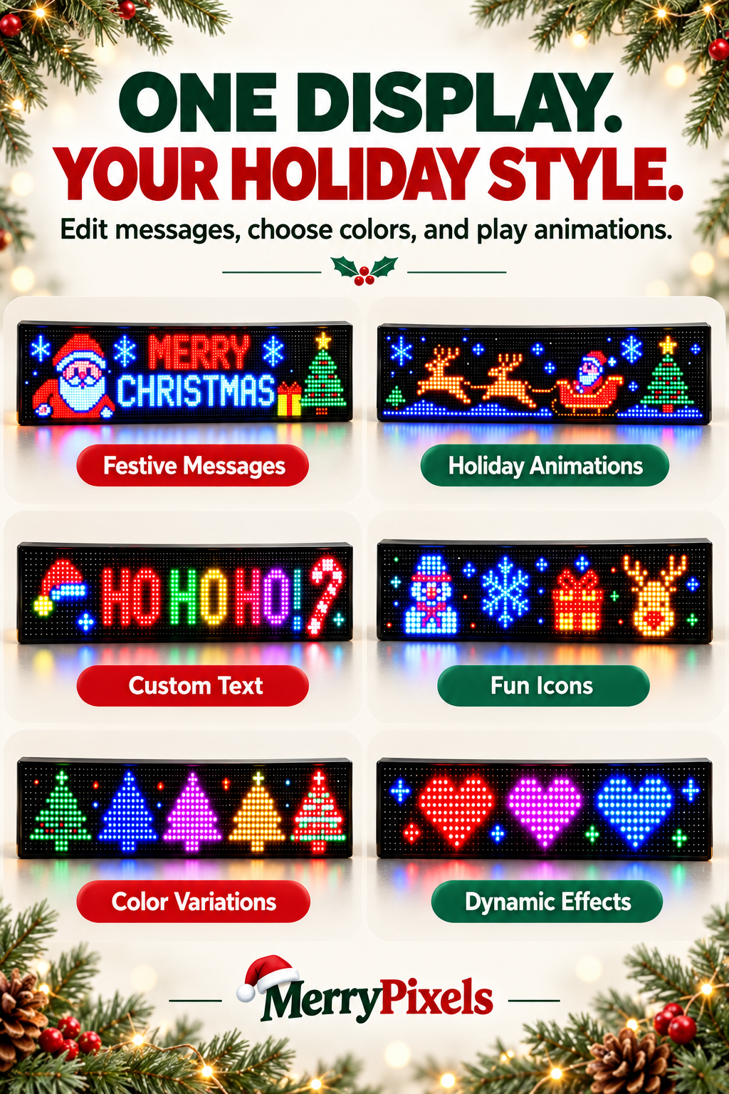 Merry Pixels Display