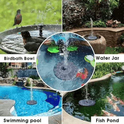 Compact Solar Bird Fountain Pump – Keep Your Garden Alive! 🐦️