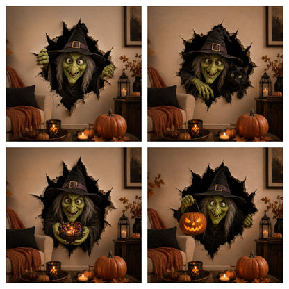 Halloween Break-In 3D Wall Decals