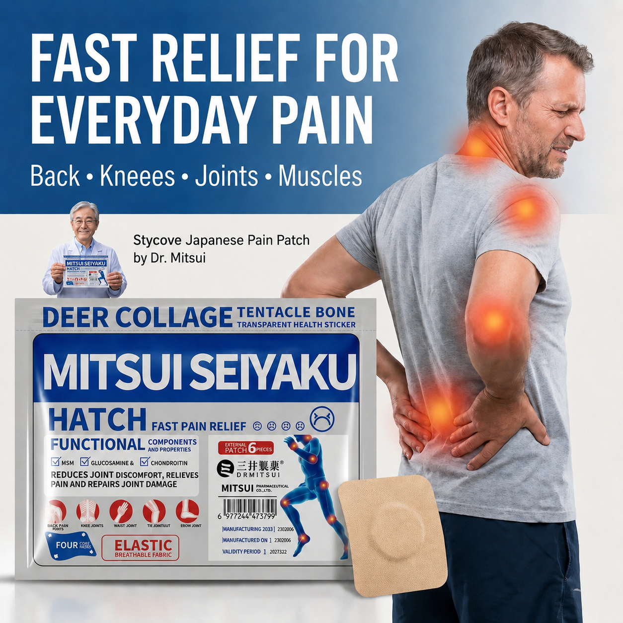 Japanese Pain Patch by Dr. Mitsui