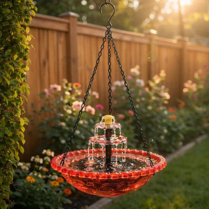 Solar Cascade Hanging Bird Bath Fountain🎁Buy 2 Free Shipping