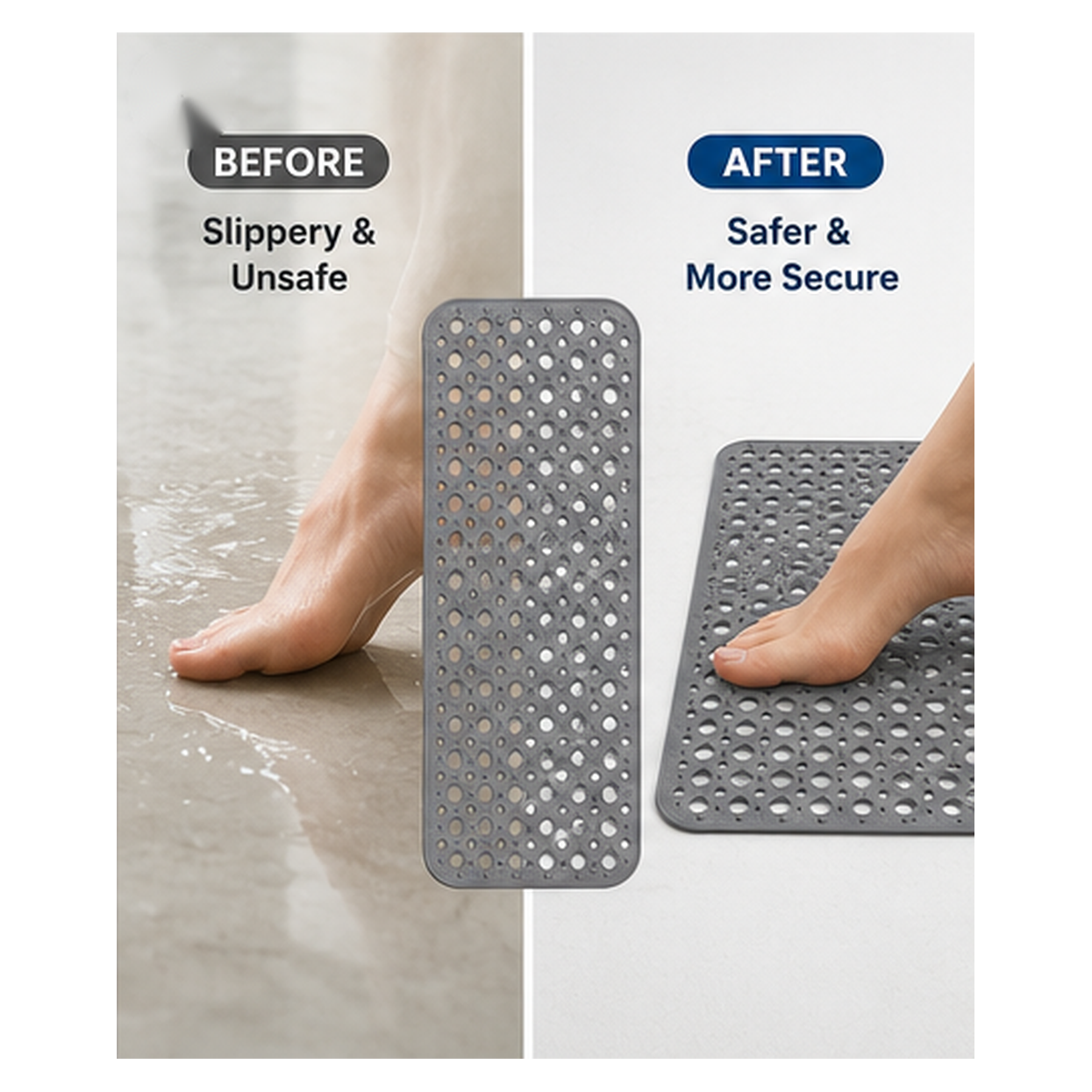 💧 SafeStep Bathroom Safety Mat - Make Every Shower Feel Safer 🚿