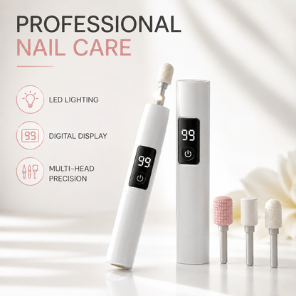 Professional Ultra-Safe LED Electric Nail Grinder