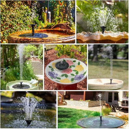 Compact Solar Bird Fountain Pump – Keep Your Garden Alive! 🐦️