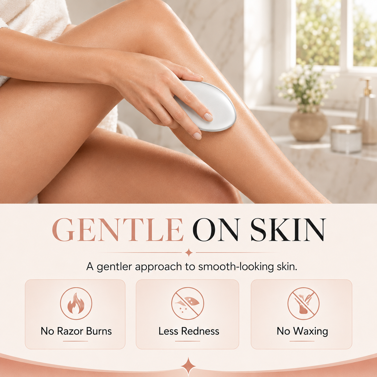 ✨ Crystal Hair Eraser – Reusable Hair Removal & Exfoliation