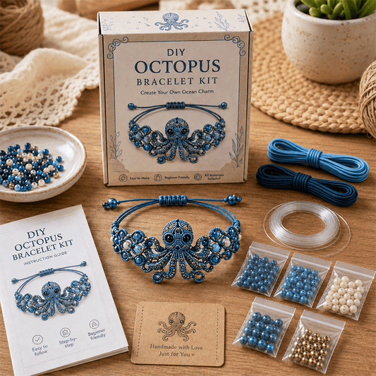 🐙DIY Beaded Bracelet Making Kit