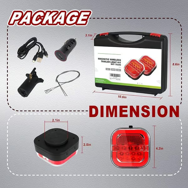 Wireless Trailer Lights（wired）