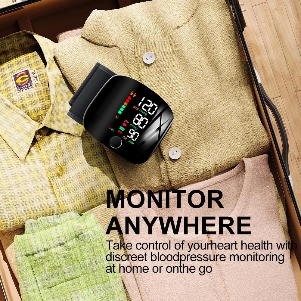Clinically Accurate w/ Large Backlit Display, Adjustable Cuff, Voice Broadcast & Case