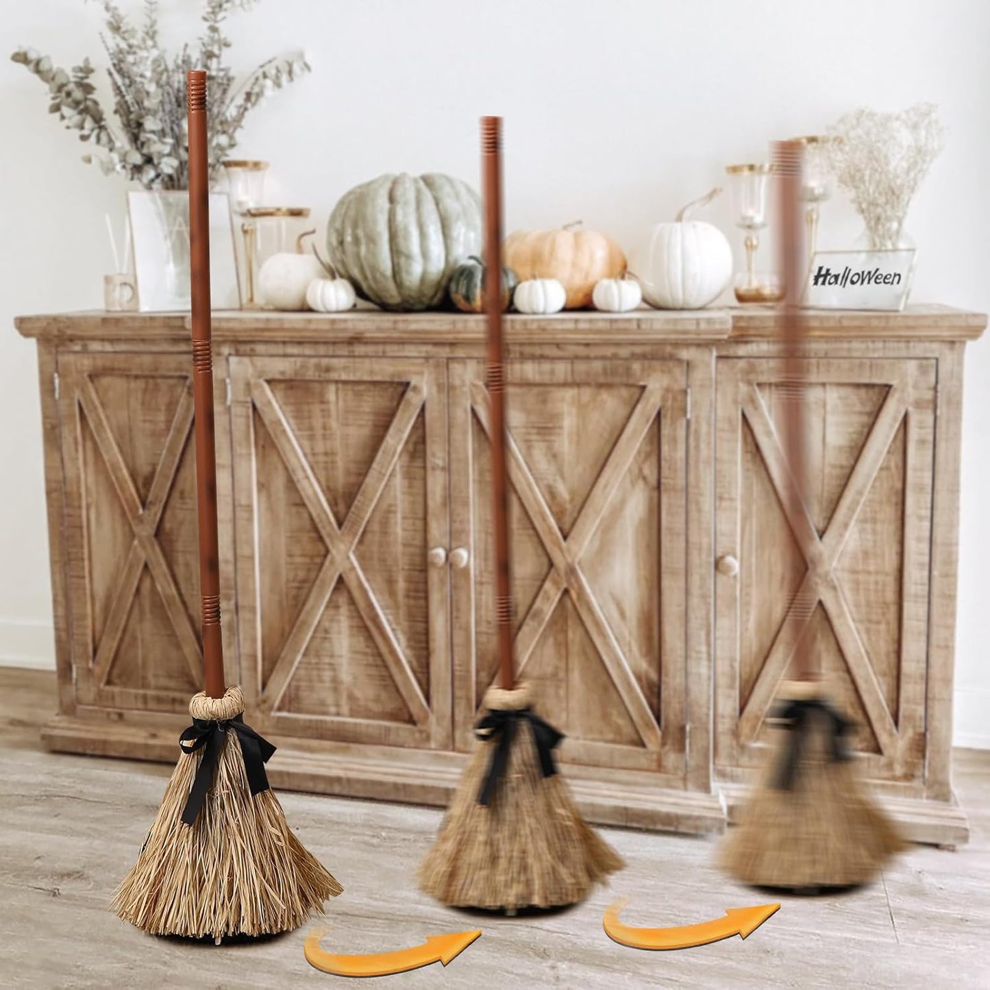 Floating Witch's Broom –Haunted Dancing Broom