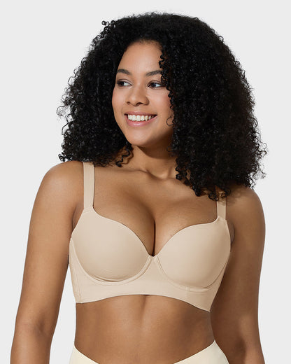 2026 Sexy Deep Cup Full Coverage Bra with Shapewear
