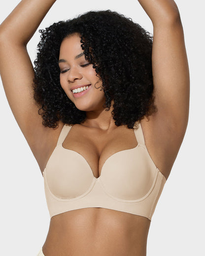 2026 Sexy Deep Cup Full Coverage Bra with Shapewear