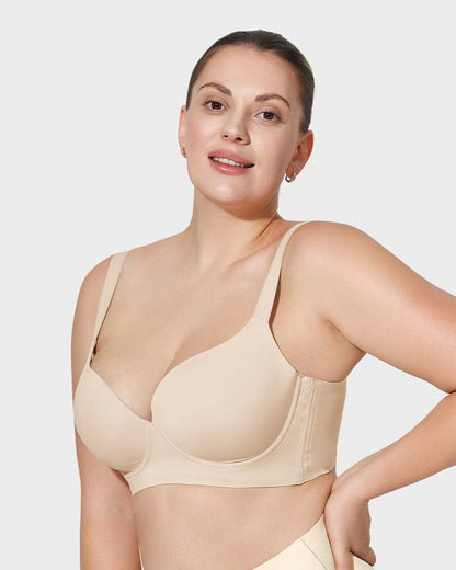 2026 Sexy Deep Cup Full Coverage Bra with Shapewear