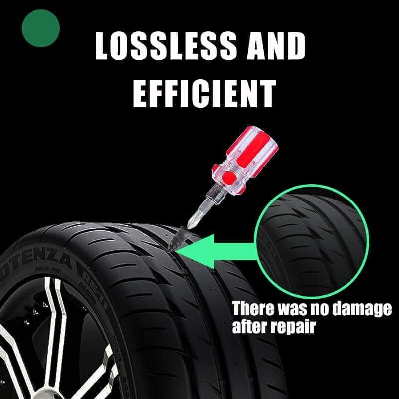 One-second tire repair🚗Vacuum Tire Mending Nail