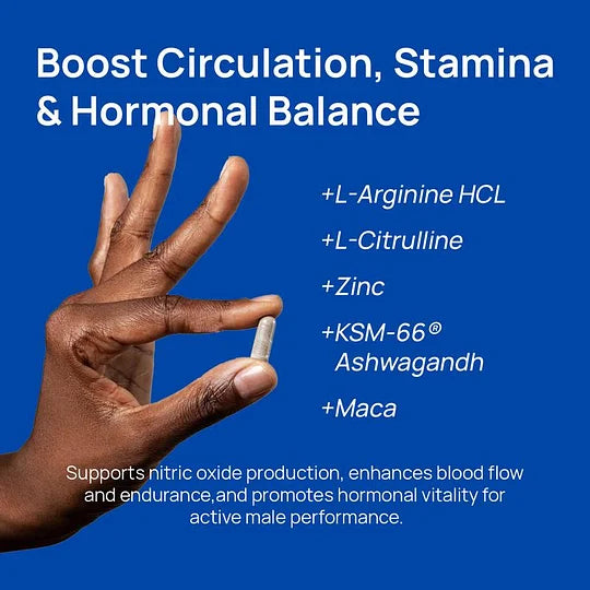 Ateticime NAD+ for Men & Magnesium Complex - Natural Energy, Balance & Recover