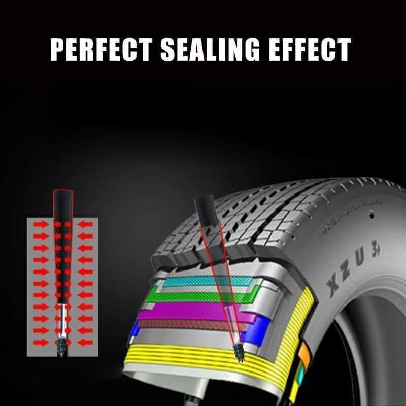 One-second tire repair🚗Vacuum Tire Mending Nail
