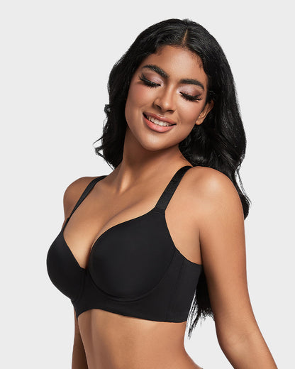 2026 Sexy Deep Cup Full Coverage Bra with Shapewear