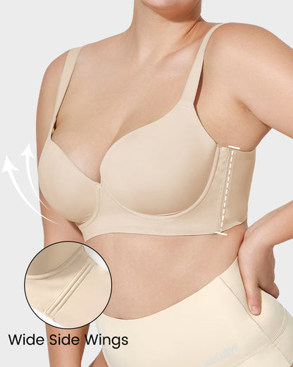 2026 Sexy Deep Cup Full Coverage Bra with Shapewear