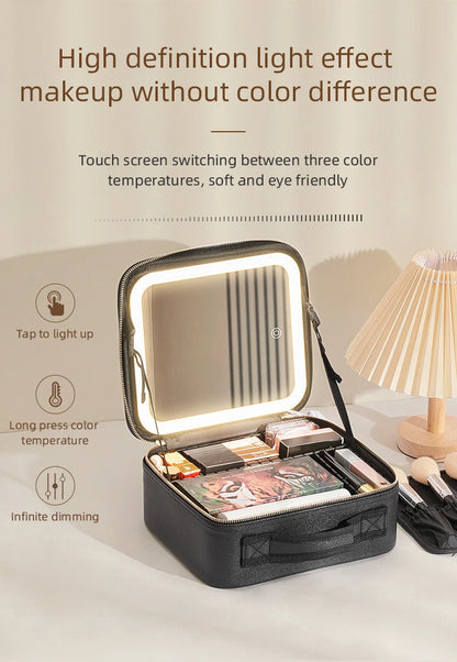 Beauty Reformation Travel Make up Bag WithAdjustableDividers