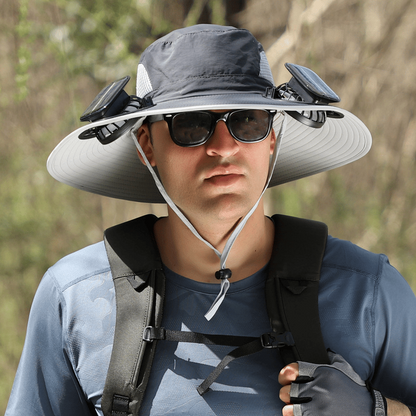 2026 New Ultralight Solar Fan Sun Hat – Lighter Than a Baseball!
