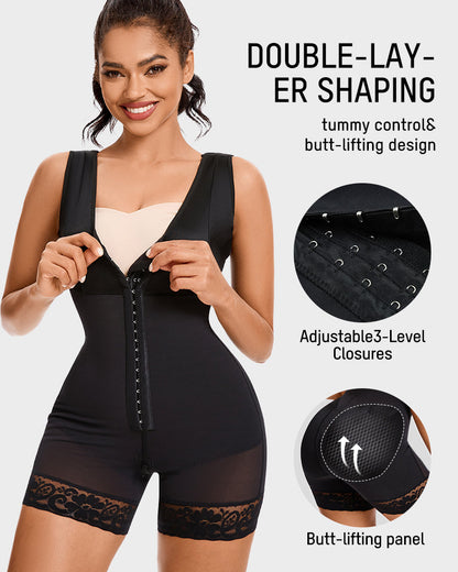 Extra Plus Size Shaper Bodysuit Tummy Control Shapewear With Bra
