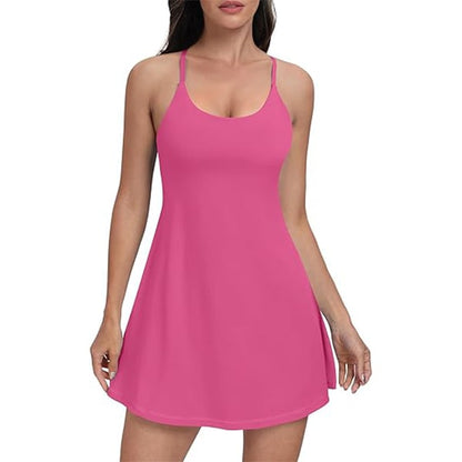 Plush Backless Active Dress-Easy Peezy Edition