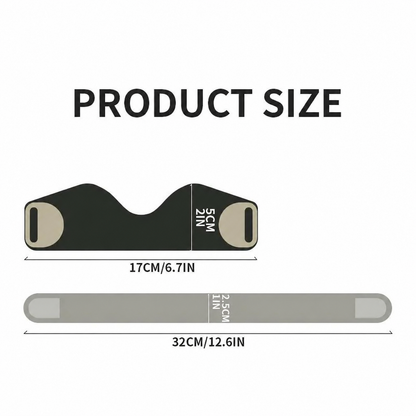 Silicone Patella Knee Strap for Pain Relief - Adjustable Support