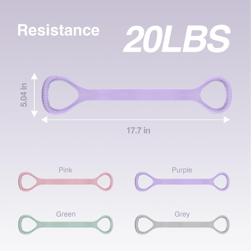 Figure 8 Silicone Resistance Band, Women Home Workout