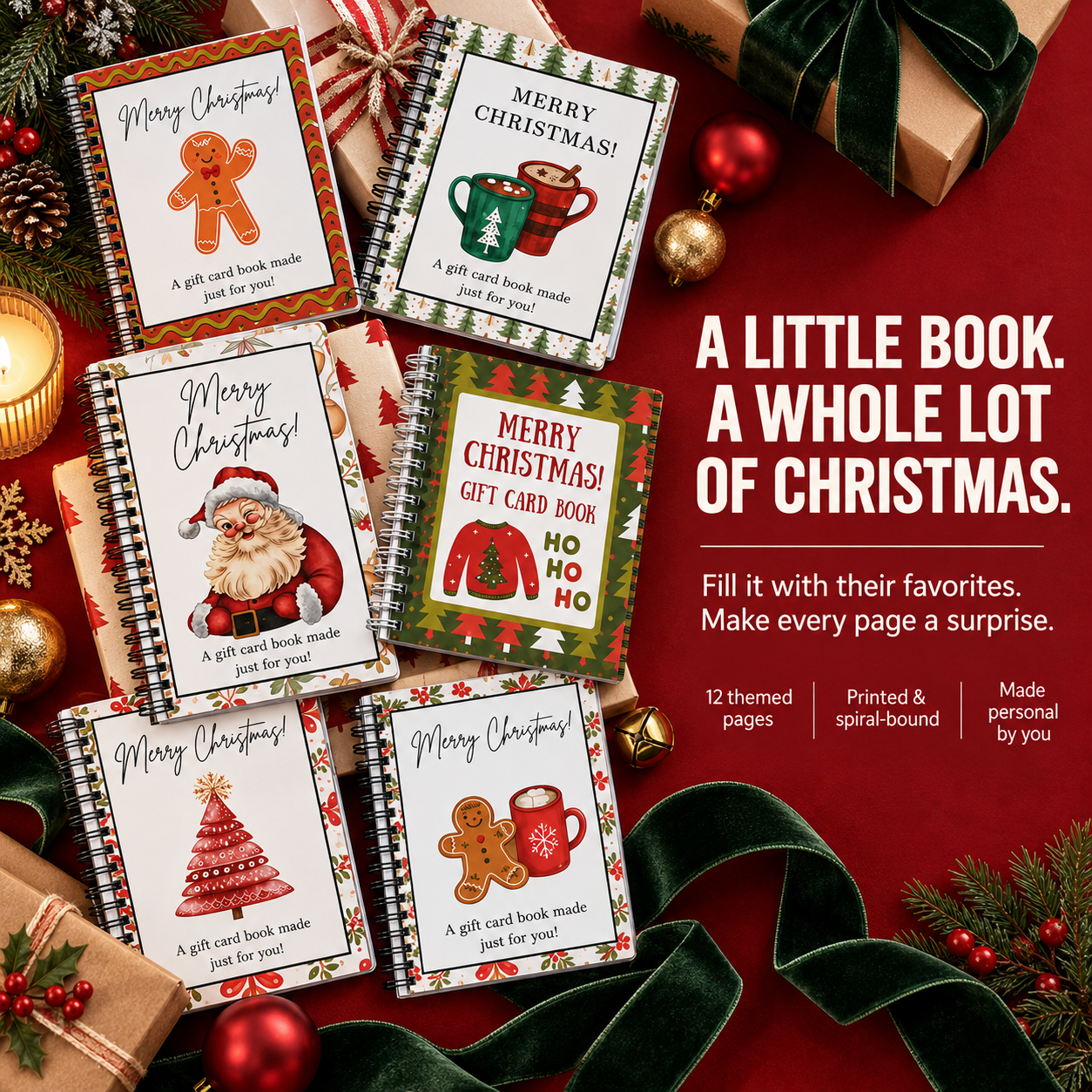 🎄Christmas Gift Card Book