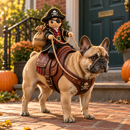 Puptailor Headless Horseman Pet Halloween Costume for Cat & Dog