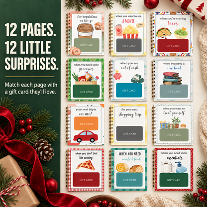 🎄Christmas Gift Card Book