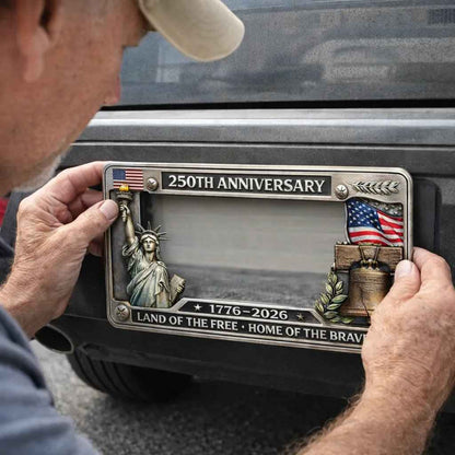 🗽🇺🇸 250th Anniversary Commemorative License Plate Frame🚗