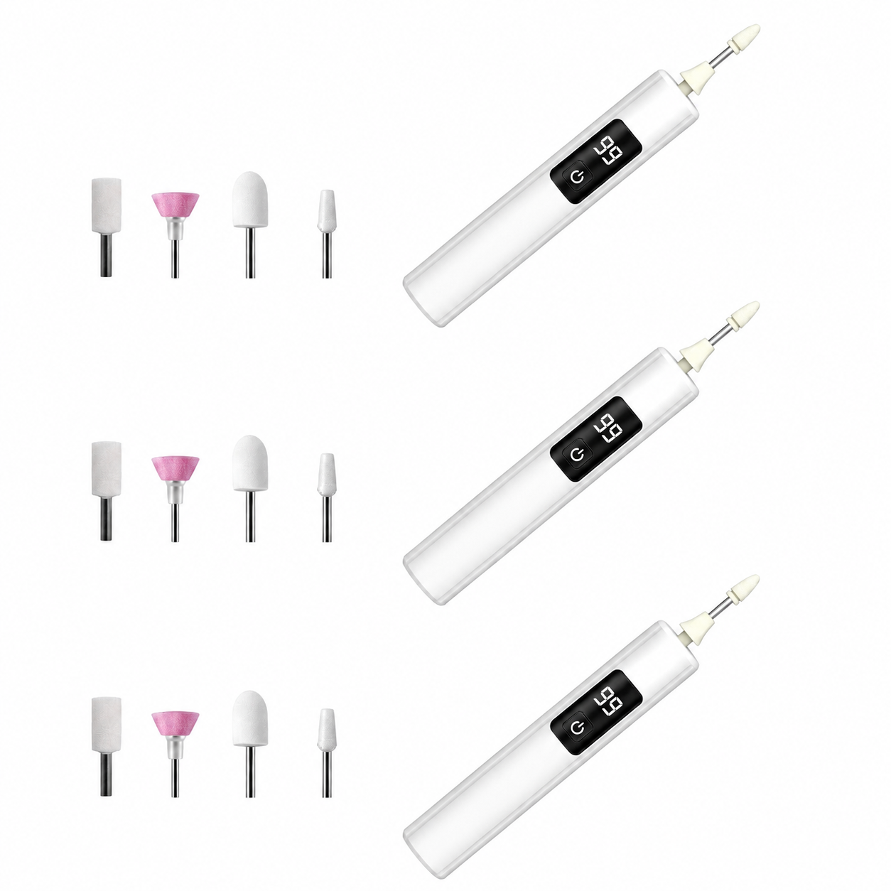 Professional Ultra-Safe LED Electric Nail Grinder