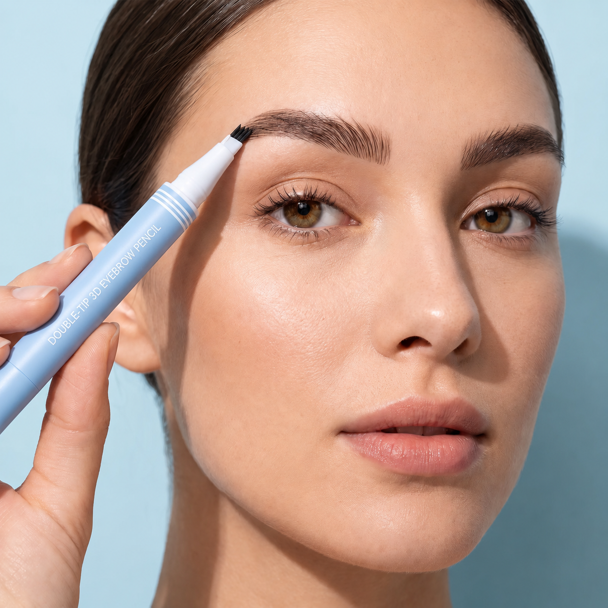 Stycove Waterproof 2-in-1 Micro-Fork Eyebrow Pen & Tinted Gel