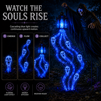💀Halloween Soul Harvester Animated Garden Light