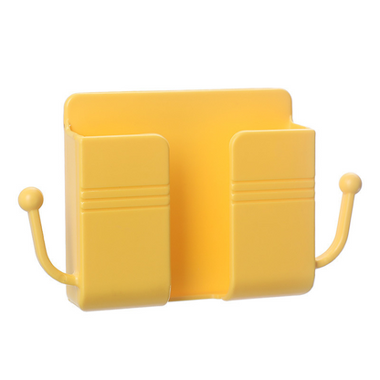 Wall Mount Phone Holder Adhesive Wall Phone Mount Charging Stand and Remote