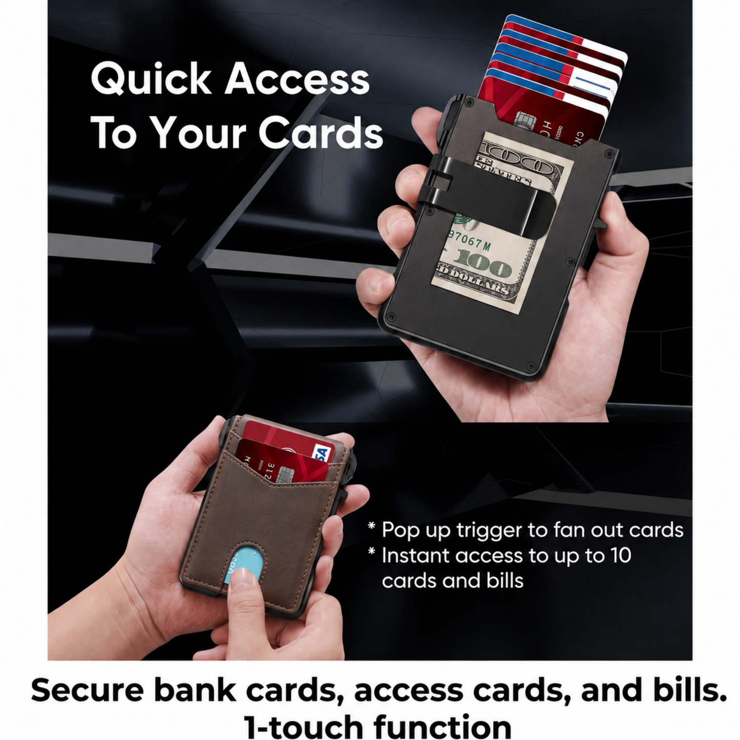 Stycove Minimalist Wallet - Maximum Capacity. Minimal Footprint.
