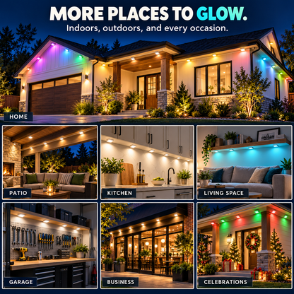 Smart Rainbow LED Permanent Outdoor Light - Smartlight 🎁