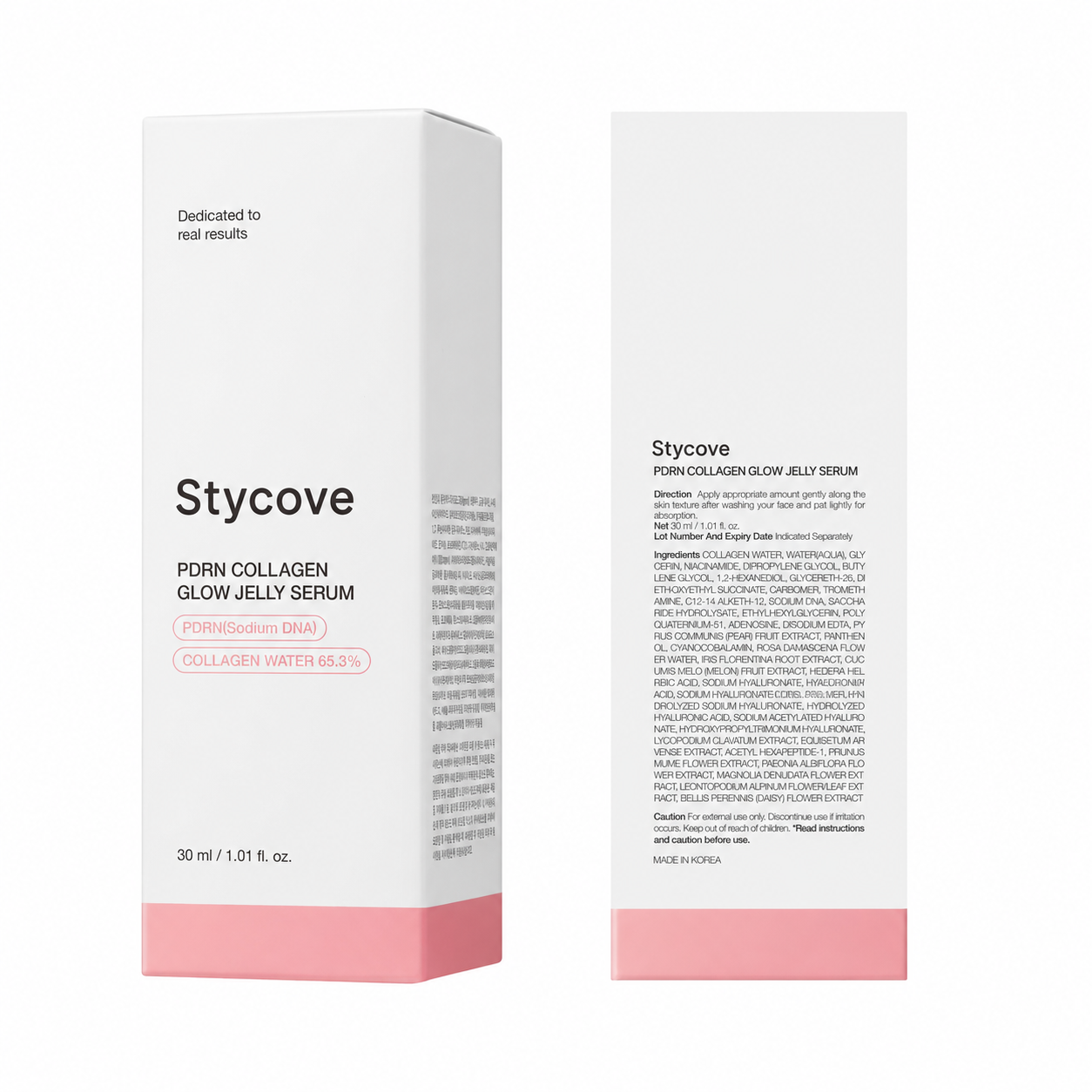 Stycove PDRN Pink Collagen Glow Jelly Serum for Radiance