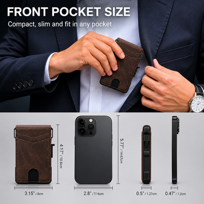 Stycove Minimalist Wallet - Maximum Capacity. Minimal Footprint.