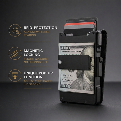 Stycove Minimalist Wallet - Maximum Capacity. Minimal Footprint.