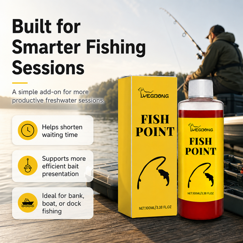 🎣 Concentrated Fish Attractant Liquid – 🐟Fast-Acting Red Worm Formula