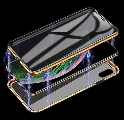 Iphone Anti-Peep Screen Protector Magnetic Case