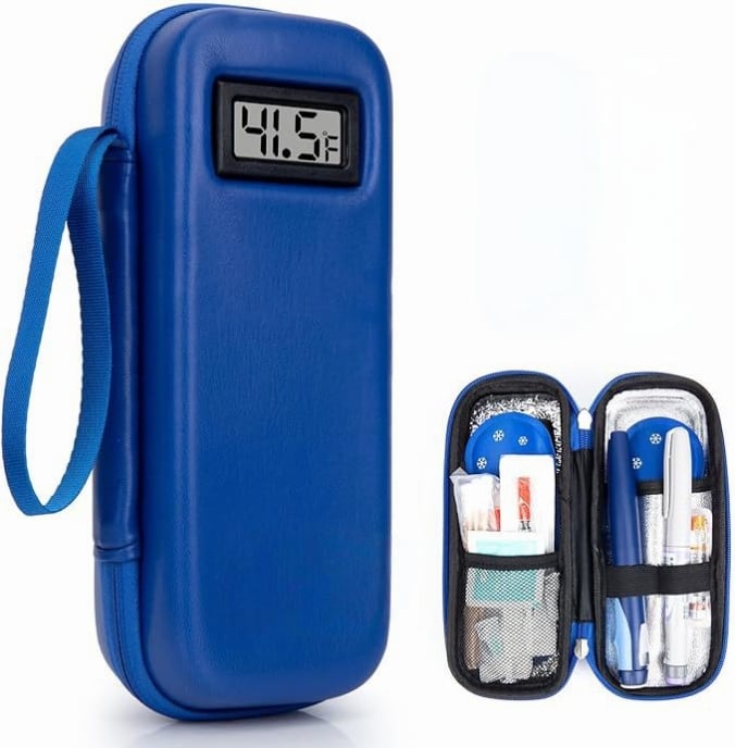 Insulin Cooler Travel Case with Temperature Display